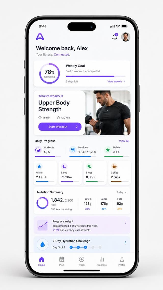 Astra app — light mode
